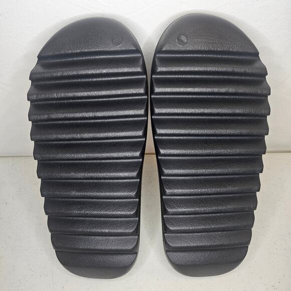 Adidas YEEZY Slides Sandals Men's Size 11 Dark Onyx Kanye West YZY Shoes NEW - Picture 4 of 5